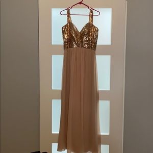 Stunning rose gold dress